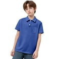 thumbnail image 4 of Kids Boys' Polo Shirts Solid Color Shirt For Boys Boys Button Down Shirt Boys Short Sleeve Polo Shirts 9-10 Years Cute&nbsp;Boy&nbsp;Clothing, 4 of 4