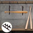 thumbnail image 4 of GOOHOCHY Soporte para bate de béisbol (1 par): Soporte horizontal de pared de 3 capas con clavos para bate de béisbol - Expositor de pared para almacenamiento y organización, 4 of 8