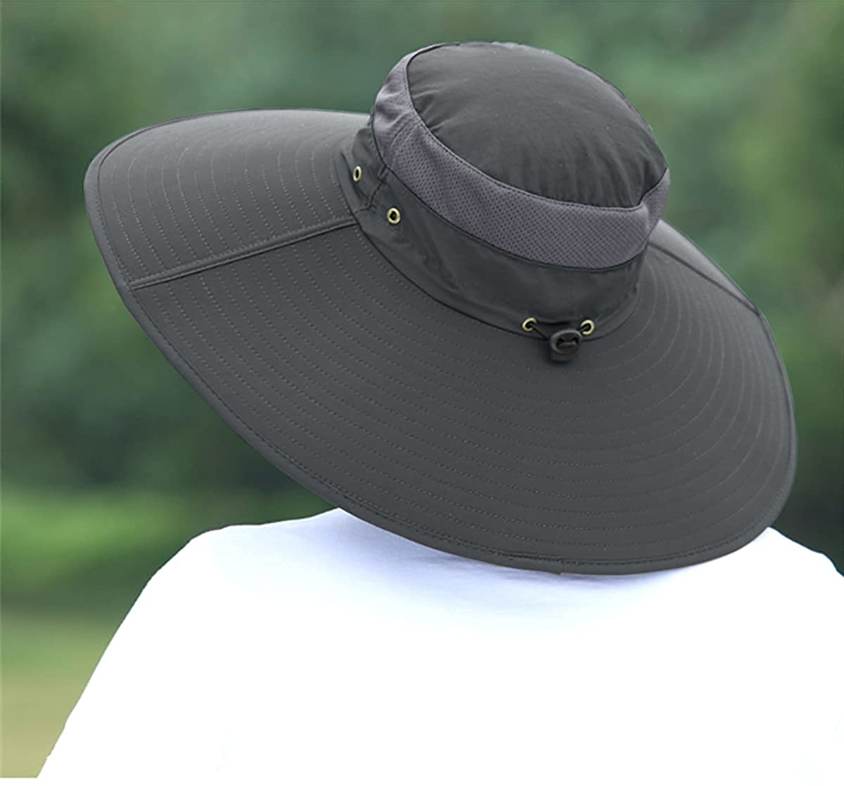 Mens Super Wide Brim Sun Hat UPF50+ UV 