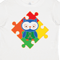 thumbnail image 4 of Inktastic Autism Awareness Puzzle Piece Owl Boys or Girls Toddler T-Shirt, 4 of 5