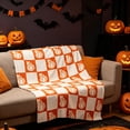 thumbnail image 6 of Halloween Blanket 59.1x39.4in Cozy Flannel Blanket Spooky Ghost for Couch Decor by OVFUIZ, 6 of 9