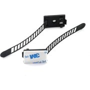 100pcs Adjustable Self-Adhesive Cable Ties Strap Management Wire Zip Tie Holder Desk Wall Wire Cable Fixer Organizer Black