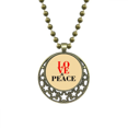 thumbnail image 1 of El amor y la paz no la guerra mundial Colgante Estrella Collar Luna Cadena Joyas Unbranded  M, 1 of 3