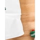 thumbnail image 5 of [Holiday Cheer] Men's 3D Lucky Clover Graphic T-Shirt - Casual Polyester, Round Neck, Machine Washable - St. Patrick's Day White Tee with Green Shamrock Print, 5 of 6