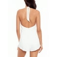 thumbnail image 2 of Magicsuit Womens Theresa Plunge One-Piece Romper Style-6009943 Swimsuit, 2 of 2