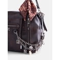 thumbnail image 2 of Madden NYC Women's Medium Satchel Handbag, Brown, 2 of 6