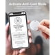 thumbnail image 4 of Rastreadores Bluetooth Inteligentes (Pack de 4), compatibles con Apple Find My, localizador de artículos IP67 resistente al agua, alerta de olvido y modo perdido, solo para iOS (Negro y Blanco), 4 of 7