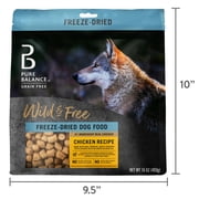 Pure Balance Wild & Free Chicken Recipe Freeze-Dried Dog Food, 16 oz