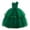 Dark Green, variant on ZHOGXU Kids Elegant Girls Sleeveless Color Block One Shoulder Lace Layered Tulle Ball Gown Princess Dress Birthday Party Outfit
