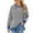 09-Black, variant on Women Striped Oversized Sweatshirt Crewneck Long Sleeve Shirts Hoodies 2025 Summer Fashion Pullover Top Y2K Outfits 14-Royal Blue XL
