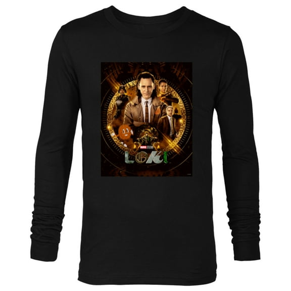 Marvel Loki Characters Disney  Series Poster - Long Sleeve T-Shirt for Men - Customized-Black