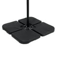 thumbnail image 3 of Greemotion Tengram Black Heavy-Duty Plastic Patio Cantilever Umbrella Base, 3 of 9