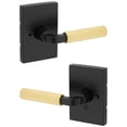 thumbnail image 3 of Kwikset 730MALRCT-514 Mirada Privacy Door Lever Set - Black, 3 of 7