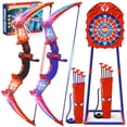 thumbnail image 1 of Set de arco y flecha de juguete Falirou para niños de 3 a 12 años con objetivo, 1 of 7