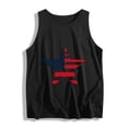 thumbnail image 5 of Goodtrade8 July 4th Tank Tops for Women Summer Pullover Casual Patriotic Crew Neck American Flag Outdoor Workout Womens Shirts Red White and Blue, 5 of 5