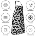 thumbnail image 5 of Kdxio Similar To Leopard Print Apron with Pockets Adjustable Kitchen Aprons for Men Women Waterproof Aprons for Cooking,Drawing,Crafting, Baking Household Cleaning, 5 of 8
