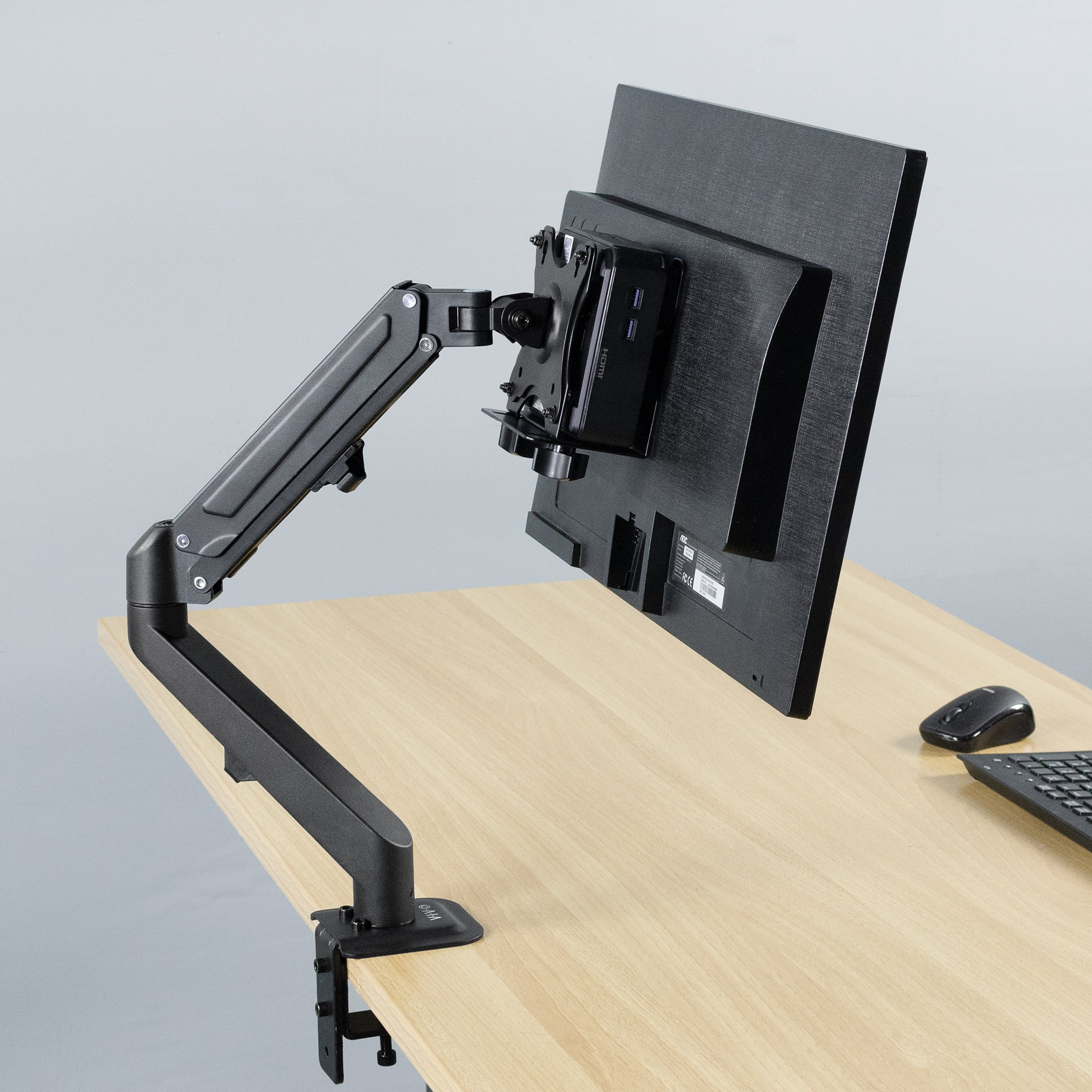 Pole " Thin Client Mount Bracket Mini PC Or Computer To VESA Monitor Arm Stand