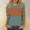 Orange, variant on CLOISE Tees for Women Fall Trendy Striped Blouses Crewneck 3/4 Sleeve Tees Loose Colorblock Basic Tops Y2k Outfits Green XL