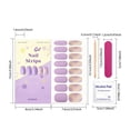 thumbnail image 3 of EGNMCR Soft Gel Nail Sticker Set Three-dimensional Glossy Nail Stickers Super Glossy Drying Without Protection Nail sticker set, 3 of 9