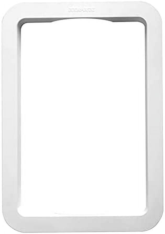 Dundas Jafine DRB4XZW Recessed Dryer Vent Box, 4", White Pack of 4 — Home & Garage Storage, Stackable Design