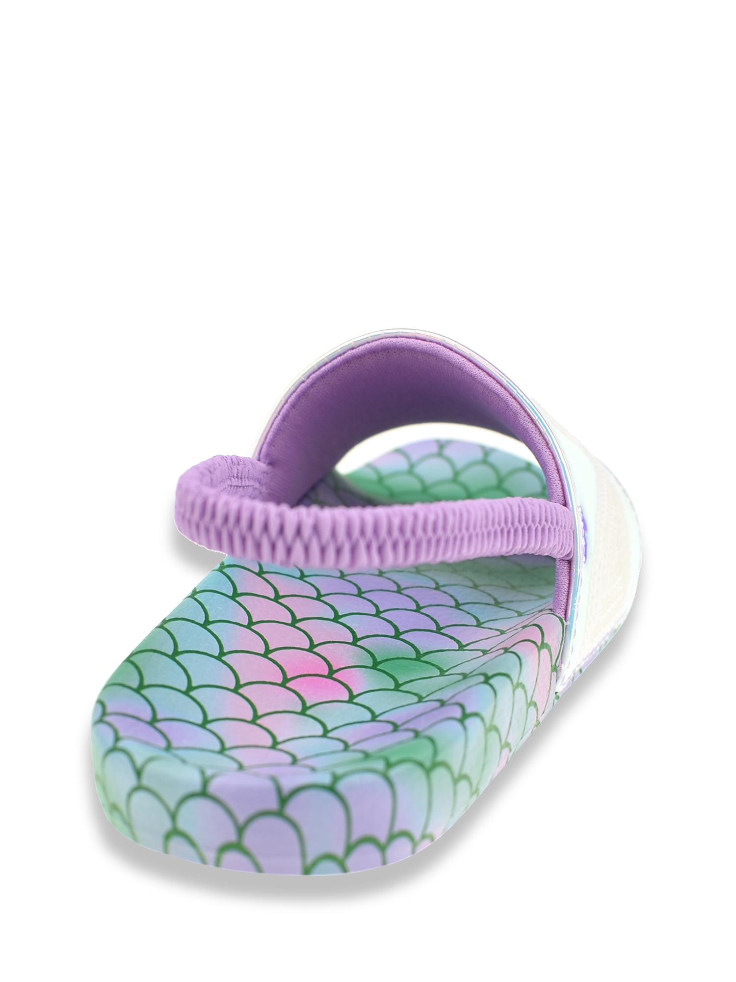 Wonder Nation Little and Big Girls Pool Slide Sandals