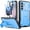 Light Blue, variant on Poetic Revolution Case for Samsung Galaxy S26 Ultra, [Slide Camera Cover], [20FT Mil-Grade Drop Tested], Full-Body Military Grade Rugged Dual-Layer Shockproof Cover with Kickstand, Black
