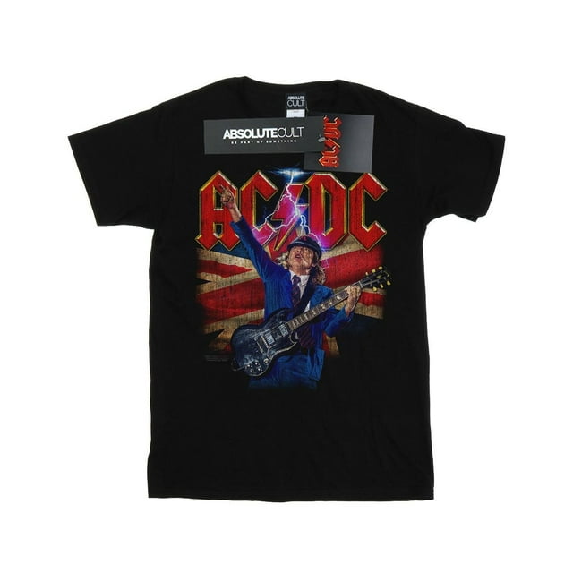 AC/DC T-Shirt Garçon Angus Union Flag Lightning