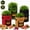 Multicolor, variant on WLGJL Felt fabric Potato Grow Bags with Flap 10 Gallon, 4 pack Planter Pot with Handles and Harvest Window for Potato Tomato and Vegetables, Multicolor