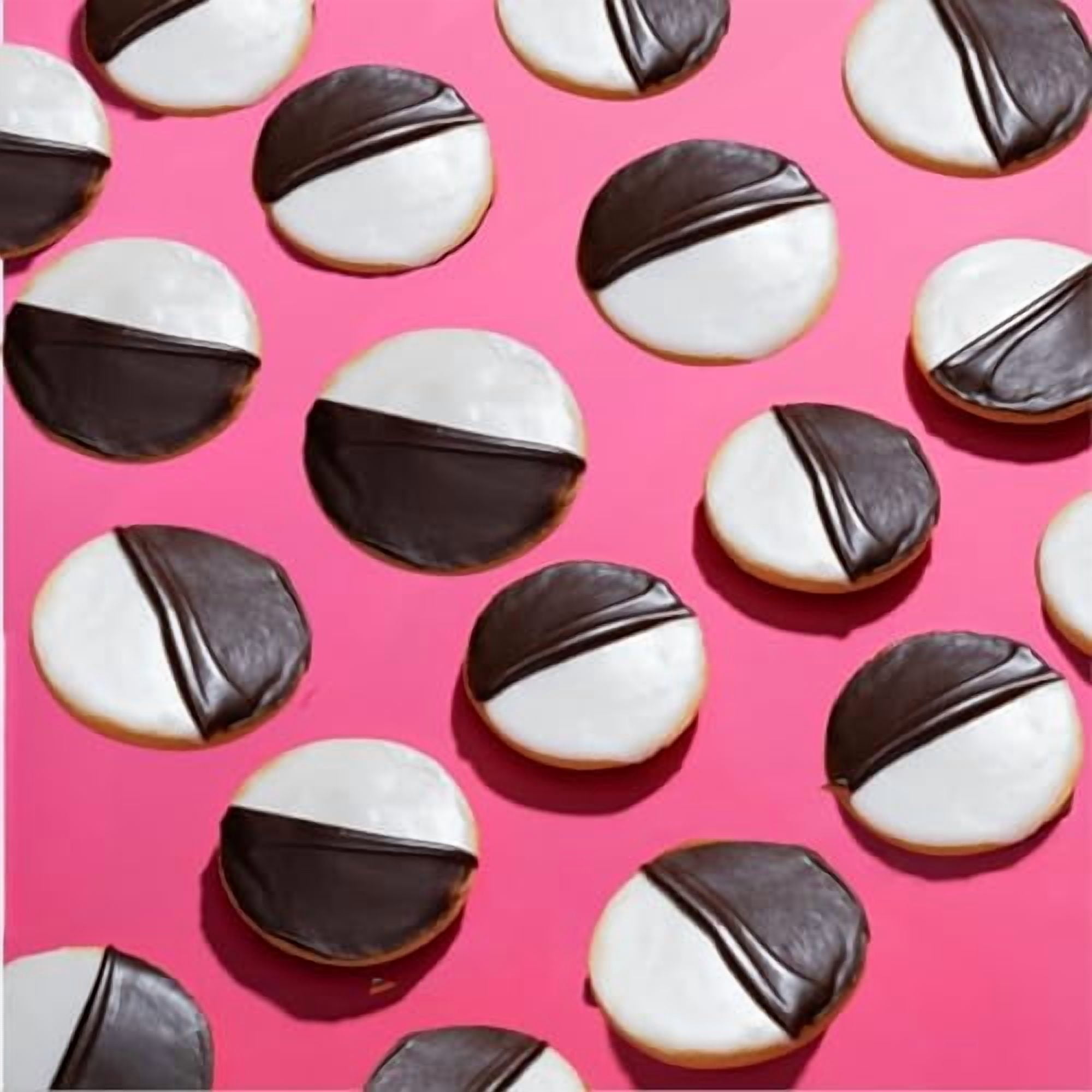 Black & White Cookies | 90 Individually Wrapped Cookies | NY Style Black and White Cookies | Cookies Snack Packs | Lunchbox Snacks | Office Snacks | Kosher, Dairy & Nut Free | Stern’s Bakery