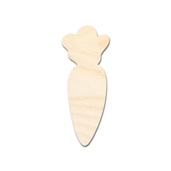 Unfinished Cute Carrot Shape 46" / 1/2"