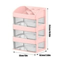 thumbnail image 4 of Multifunctional Desktop Organizer Storage With Drawers For Vanity Countertop Bathroom Home Textile Organization, 4 of 4