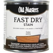 Old Masters 60916 0.5 Pint Cedar Fast Dry Stain