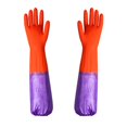thumbnail image 1 of Guantes de látex para limpieza de ropa, resistentes al agua, gruesos, para el hogar, cocina, platos, 1 par, 1 of 7