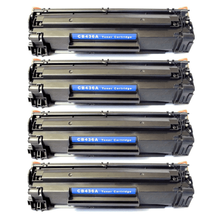 4 Pack New Toner Cartridge For HP 36A CB436A Compatible with HP LaserJet Pro M1120MFP M1120n MFP M1522n M1522n MFP M1522nf M1522nf MFP P1505 P1505n 4 Pack New Toner Cartridge For HP 36A CB436A Compatible with HP LaserJet Pro M1120MFP M1120n MFP M1522n M1522n MFP M1522nf M1522nf MFP P1505 P1505n