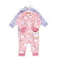 thumbnail image 2 of Hudson Baby Infant Girl Plush Jumpsuits, Celestial Unicorn, 18-24 Months, 2 of 4