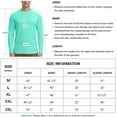 thumbnail image 4 of Chemises de Soleil à Manches Longues UPF 50+ pour Hommes Protection UV Séchage Rapide Chemise Légère Randonnée Pêche Natation T-Shirt, 4 of 6