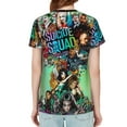 thumbnail image 2 of Suicide Harley Quinn Squad Women's T Shirts Round Neck Short-Sleeve Soft T-Shirt Summer Casual Tee Tops 3D Printing Tee Shirt, 2 of 6