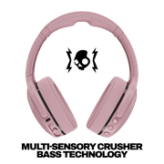 Skullcandy Crusher 540 Active XT Wireless Over-Ear Hedaphones, Soft Pink