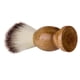 thumbnail image 1 of Cepillo de afeitar ergonómico de madera con cerdas de jabalí, ideal para modelar barba y eliminar vello facial, perfecto para uso en casa o salón profesional., 1 of 6