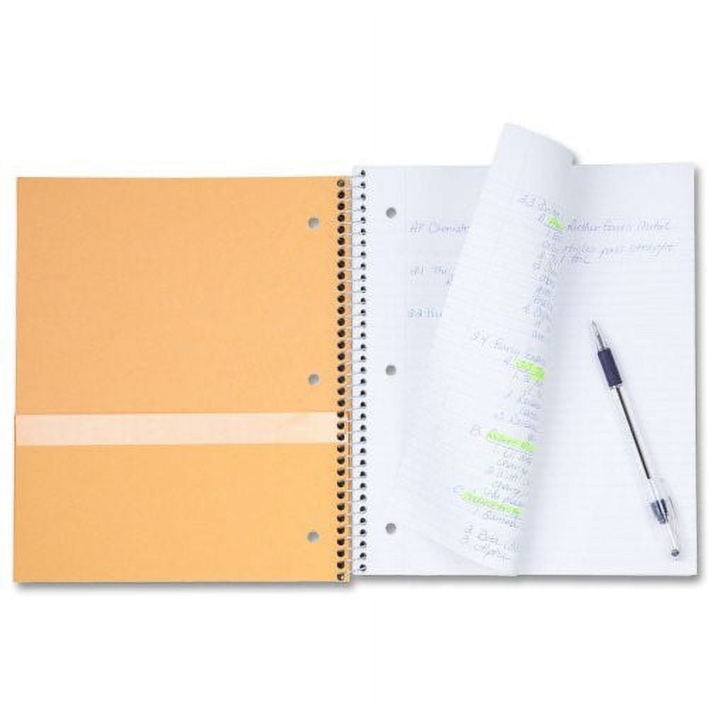 Five Star Wirebound Trend Notebook, 1 Subject, Legal Rule, 10-1/2 x 8,  100 Sheets, Pink - MEA72049 
