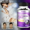 Bcuelov Melatonin Softgels Support Faster, Longer Sleep, Quickly Dissolve Nighttime Sleep Aid, Anti-Anxiety Supplement, Support Immune Health