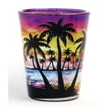 thumbnail image 3 of Bahamas Palm Sunset shot glass, 3 of 4