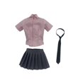 thumbnail image 3 of Runquan 1/6 Scale Female Shirt Scene Photo Prop Educational Toy Action Figures Skirt Pink, 3 of 8