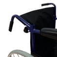 thumbnail image 3 of Silla De Ruedas Eko Mobility 18 pulgadas Descansapies Removibles Azul, 3 of 3