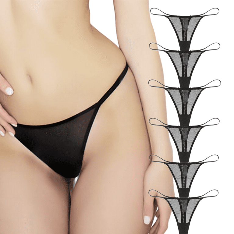 Varsbaby Thongs for Women See Through Thong Underwear for Women 