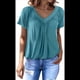 thumbnail image 2 of Blusas Casuales de Corta para Mujer, Color Verde Lago, Talla M, 2 of 7