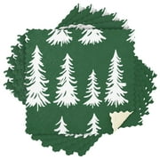 Natures Evergreens 6 Pack Kitchen Cleaning Cloths 11 x 11, Super Absorbent, Soft Double Layer Plush for Dish and Surface Cleaning
