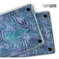 thumbnail image 5 of DesignSkinz Blue and Purple Watercolor Zebra Pattern Full-Body Skin Decal Wrap Cover for MacBook Pro 13" M1/M2 (A2338), 5 of 9