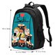 thumbnail image 5 of Balery I Love Sushi Mochila con carga USB para hombre y mujer - Mochila impermeable y antirrobo para portátil con puerto USB para viajes, trabajo, estudios y universidad, 5 of 7
