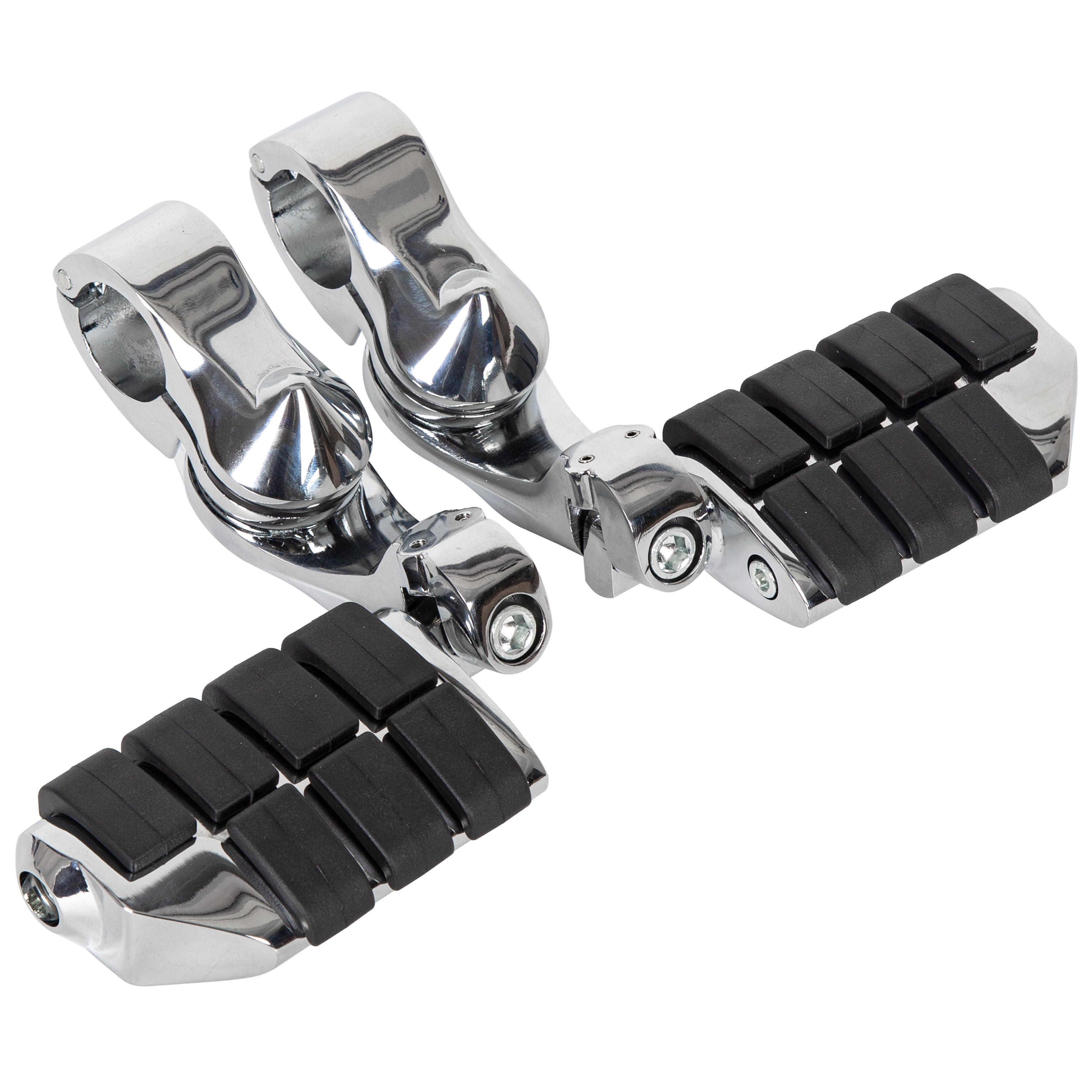 Kojem 1.25" Motorcycle Footpegs Foot Pegs for Harley Davidson Honda Kawasaki Suzuki Yamaha Highway Foot Pegs Pedal